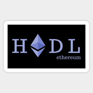 Ethereum - HODL - Cryptocurrency apparel Magnet